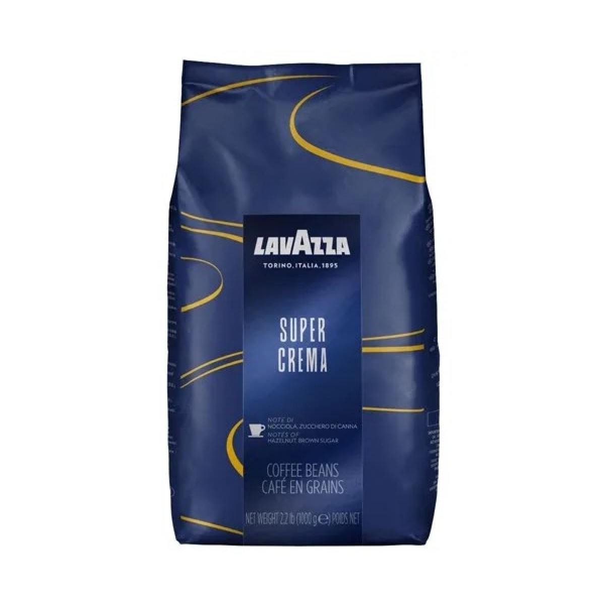 Кава Lavazza Super Crema в зернах 1 кг (арт. 628)