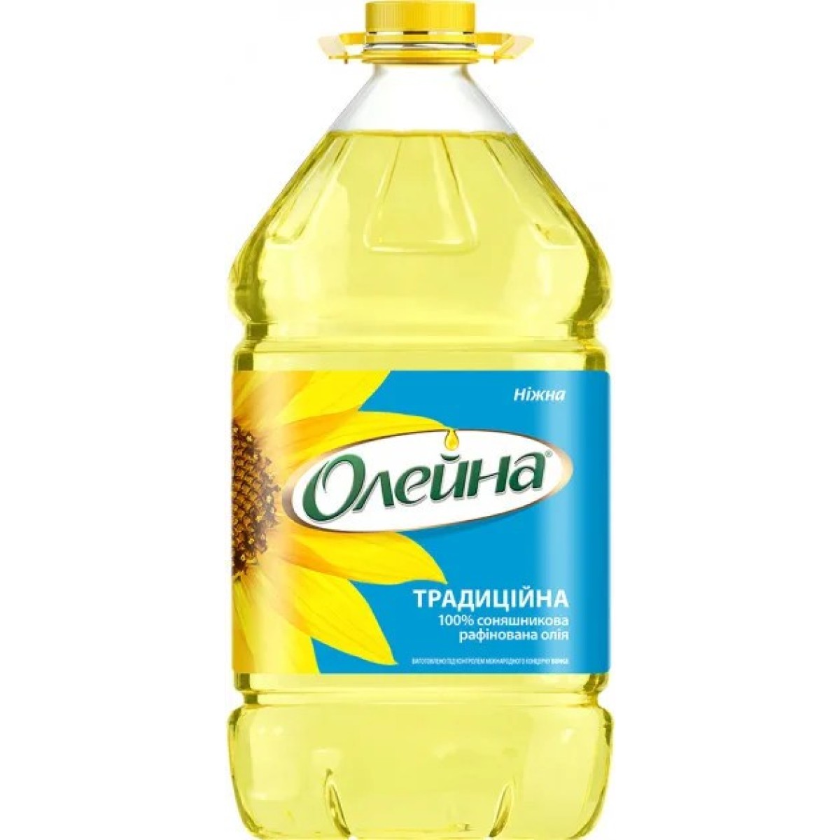 Олія соняшникова Олейна Традиційна рафінована 5 л (арт. 387)