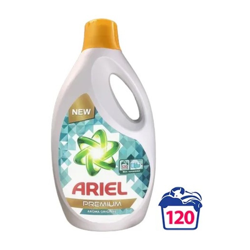 Гель для стирки Ariel Premium Aroma Original 5,7 л на 120 стирок — идеальная чистота и свежесть (арт. 2469)