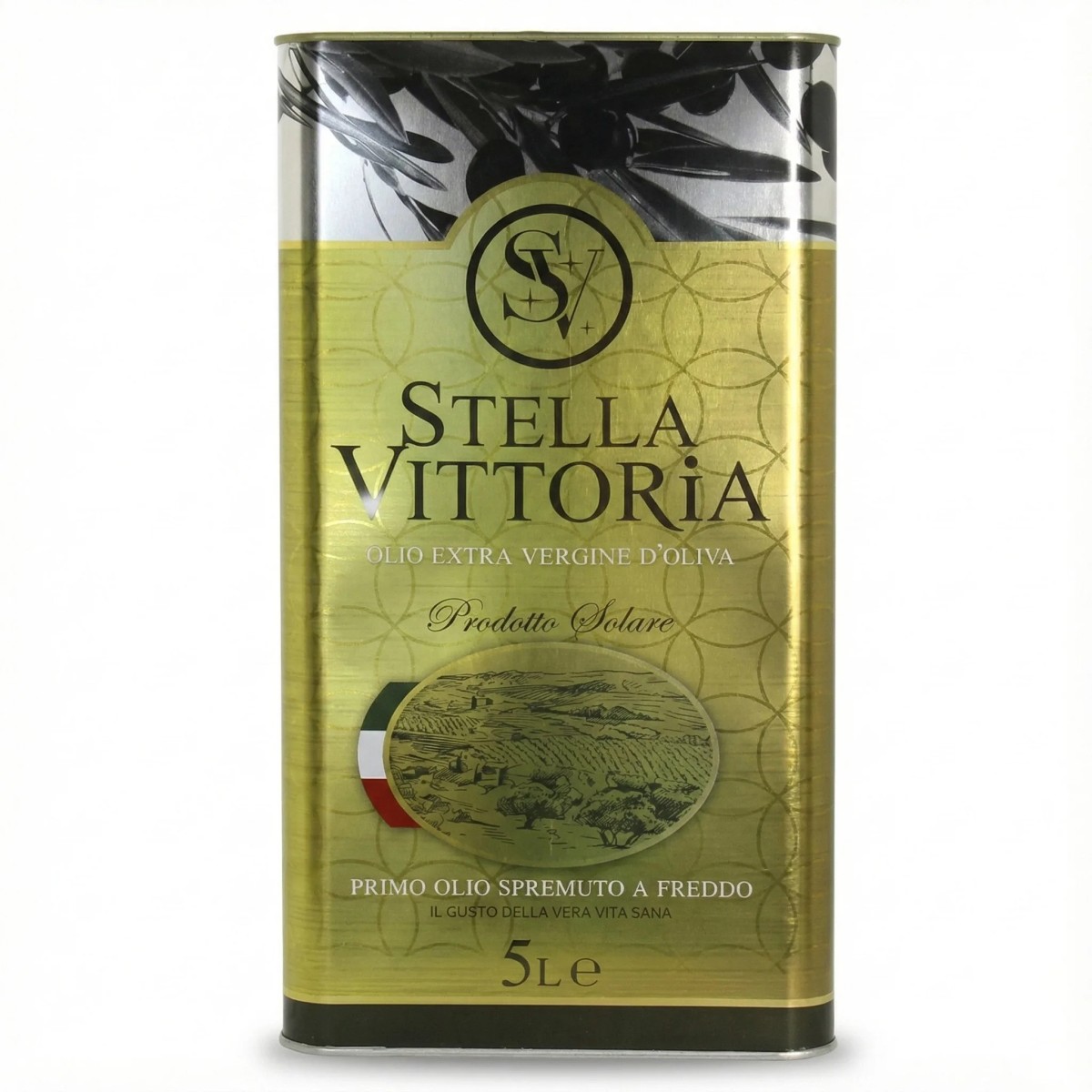 Олія оливкова Stella Vittoria 5л — преміум якість для вашої кухні (арт. 2653)