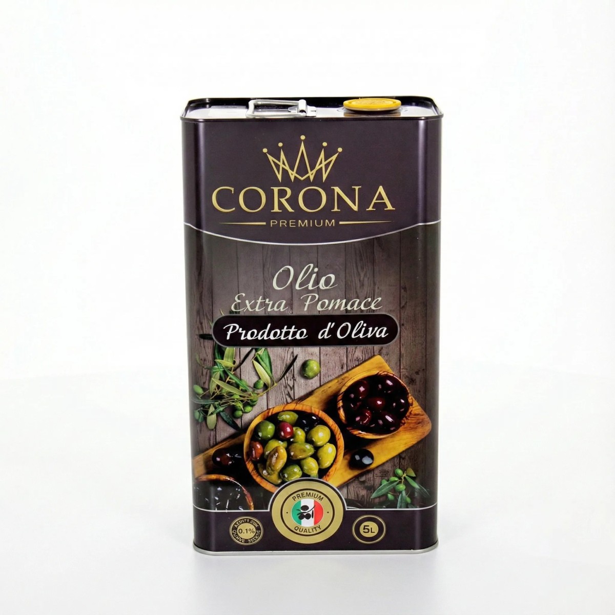 Оливкова олія Corona Extra Virgin 5 л — преміум якість з Італії (арт. 2654)