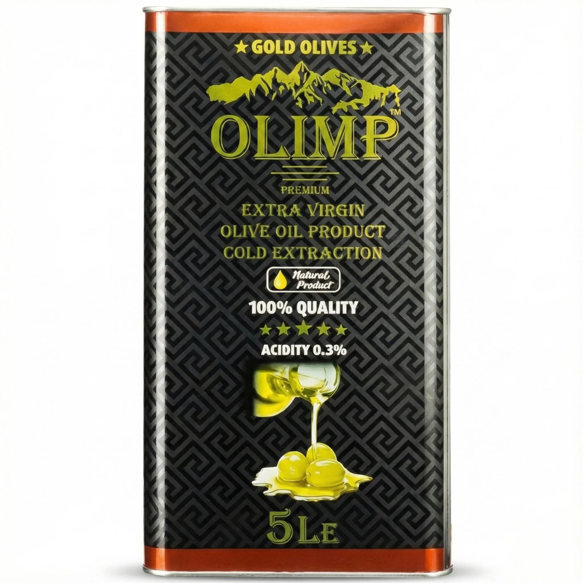 Оливкова олія Extra Virgin Olimp 5 л — преміум якість для вашої кухні (арт. 2747)
