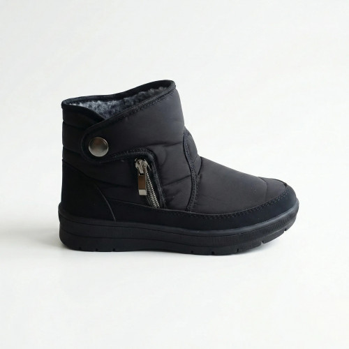 Жіночі зимові черевики Progress чорні на блискавці (до -20°C) р. 37-42