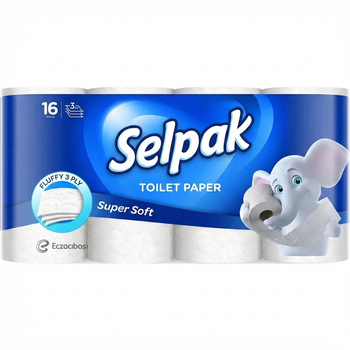Туалетний папір Selpak Super Soft 3 шари (16 шт) (арт. 2931)