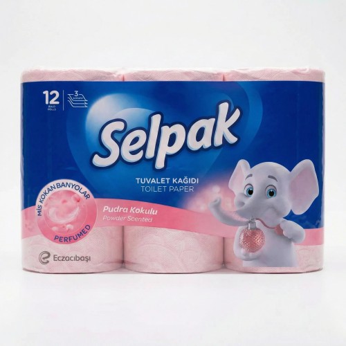 Туалетний папір Selpak Perfumed Powder 3 шари (12 шт)