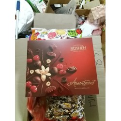 Цукерки roshen Assortment milk chocolate 145 гр