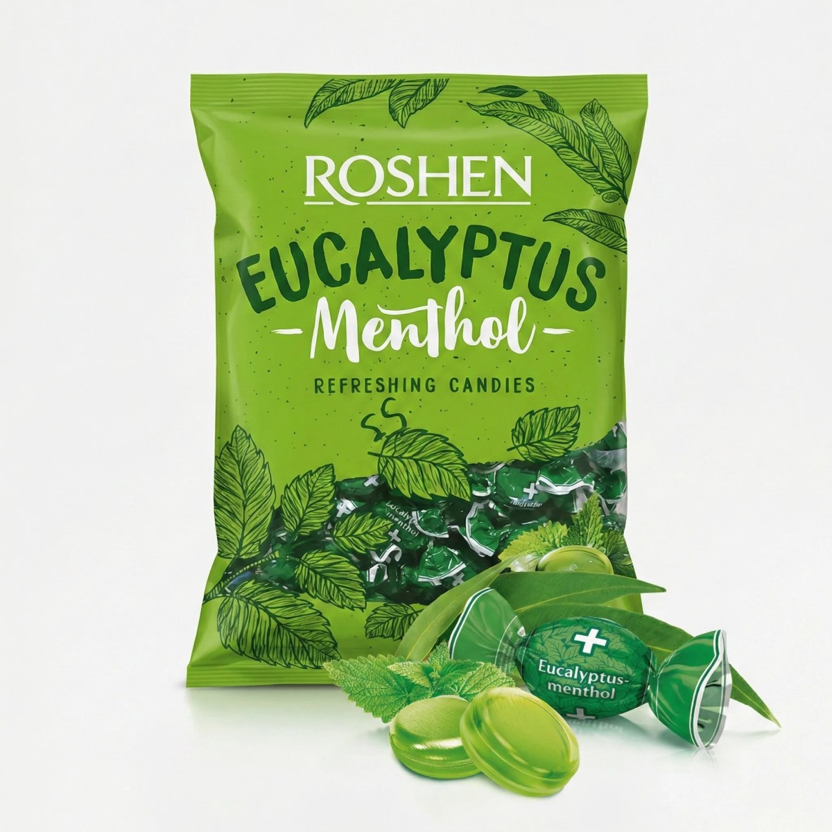 Упаковка льодяників Roshen Eucalyptus-Menthol 1 кг (арт. 369)