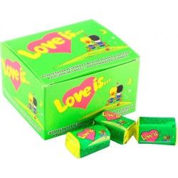 Упаковка жувальної гумки Love is Апельсин-Ананас 100 шт