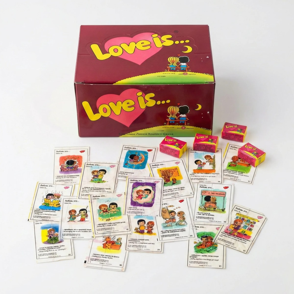 Упаковка жувальної гумки Love is... Вишня-Лимон 100 шт (арт. 363)