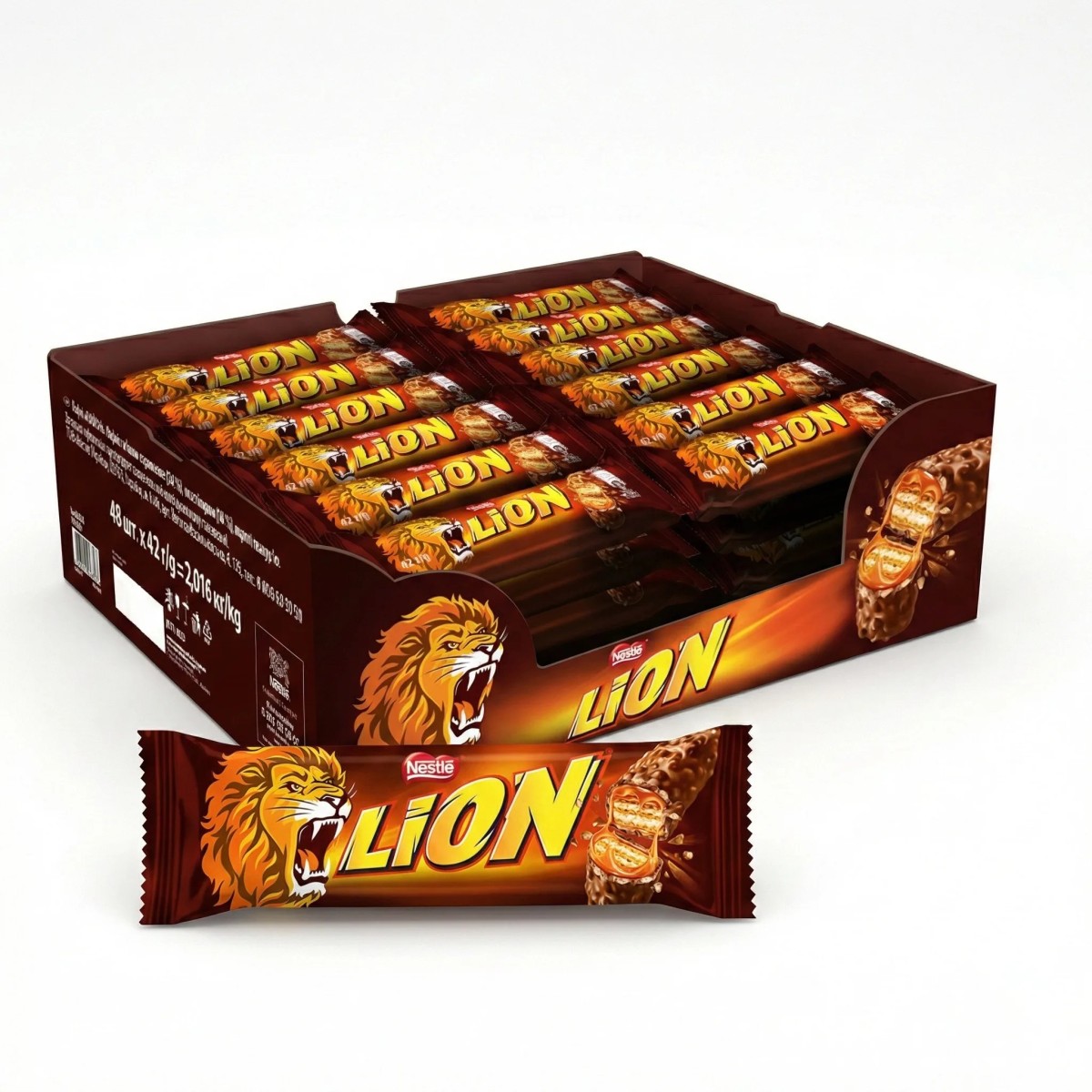 Упаковка шоколадних батончиків Lion 48 шт х 42 г (арт. 360)
