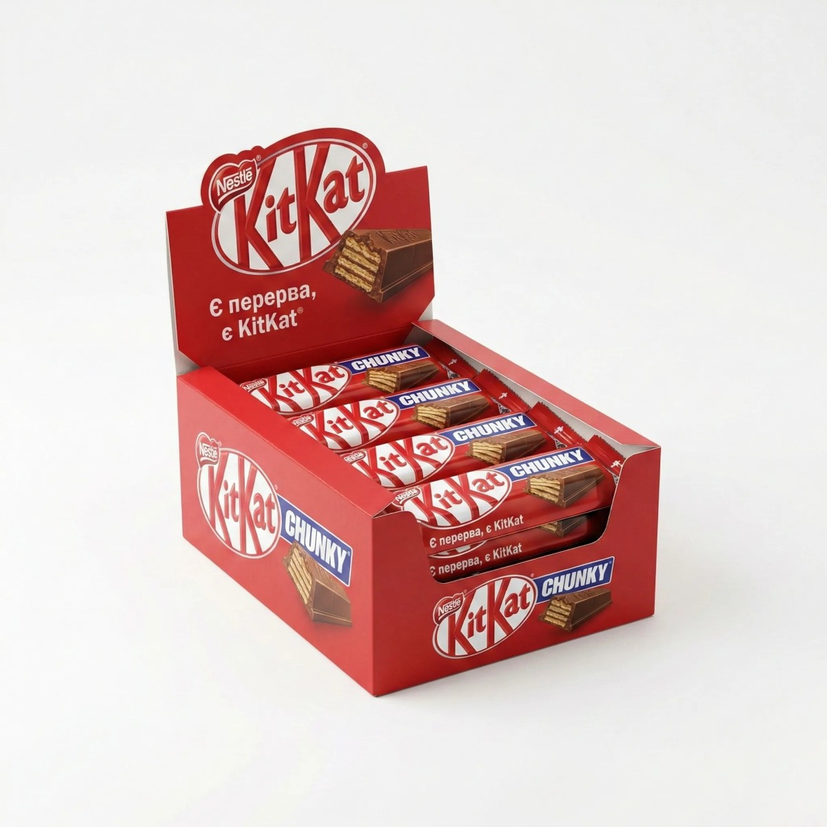 Упаковка шоколадних батончиків KitKat Chunky 24 шт х 40 г (арт. 358)
