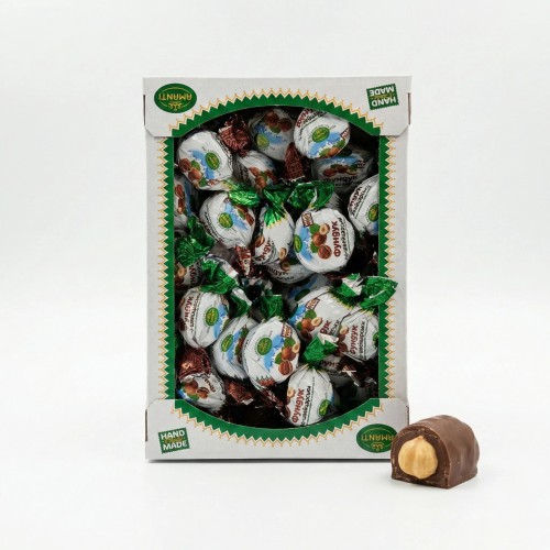 Шоколадні цукерки Фундук по-швейцарськи Amanti 1 кг у коробці
