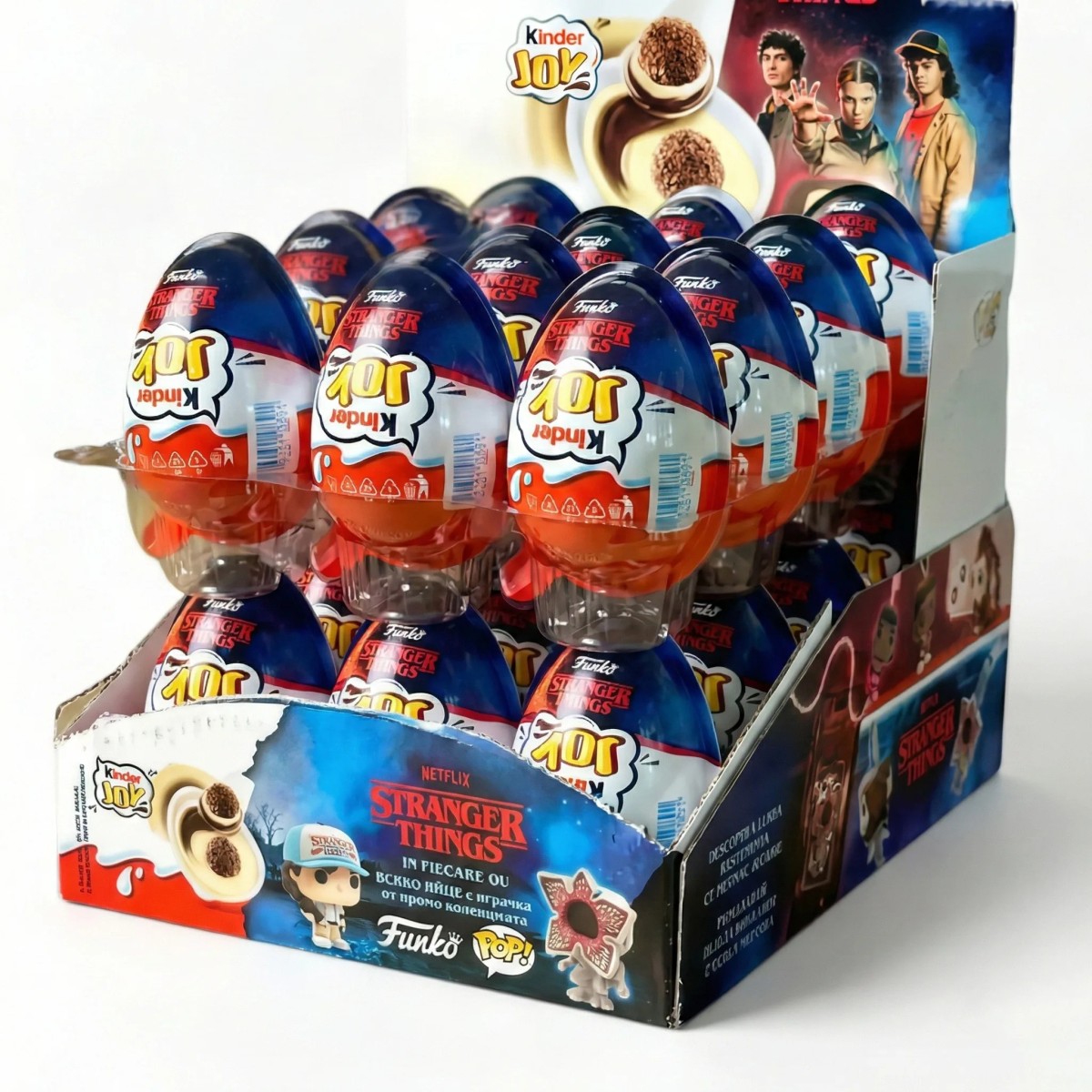 Набір шоколадних яєць Kinder Joy Stranger Things Funko (10 шт по 20 г) (арт. 449)