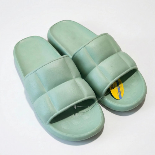 Жіночі шльопанці м'ятні дуті (36-41) — легкість і комфорт на кожен день