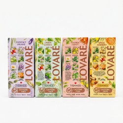 Набір трав'яного чаю Lovare Provence Dreams 1.5 г + Rooibos Honey 1.8 г + Linden Garden 1.5 г + Spices Harmony 1.7 г по 24 пакетики (2000989193821)