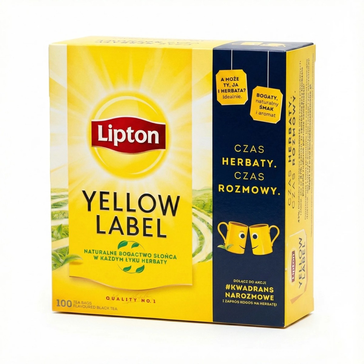 Чай Lipton Yellow Label 100 пакетиків — класичний смак для щоденного задоволення ☕ (арт. 211)