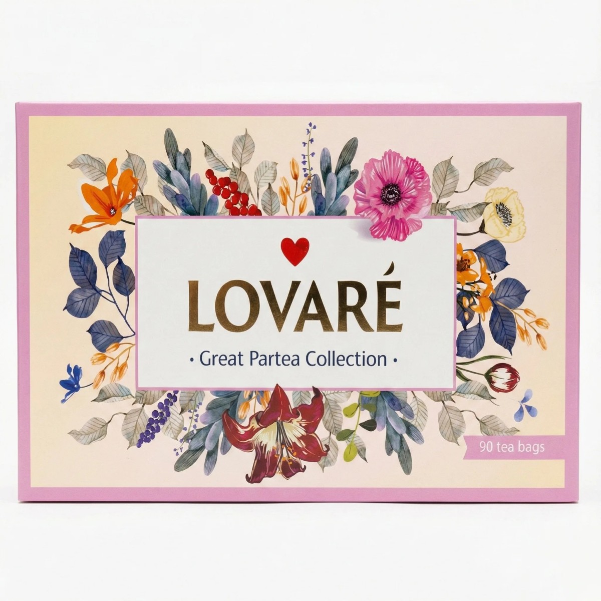 Коллекция чая Lovare Great Partea Collection Ассорти 18 видов по 5 шт (4820198872878) (арт. 222)