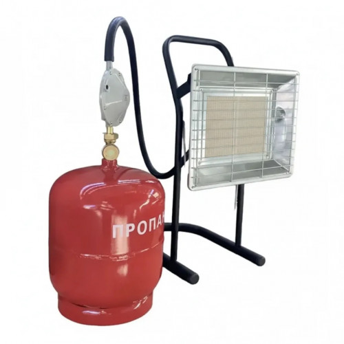 Газовий комплект: Обігрівач NURGAZ 310P + Балон 8 л + Редуктор зі шлангом (+ Пальник у подарунок)