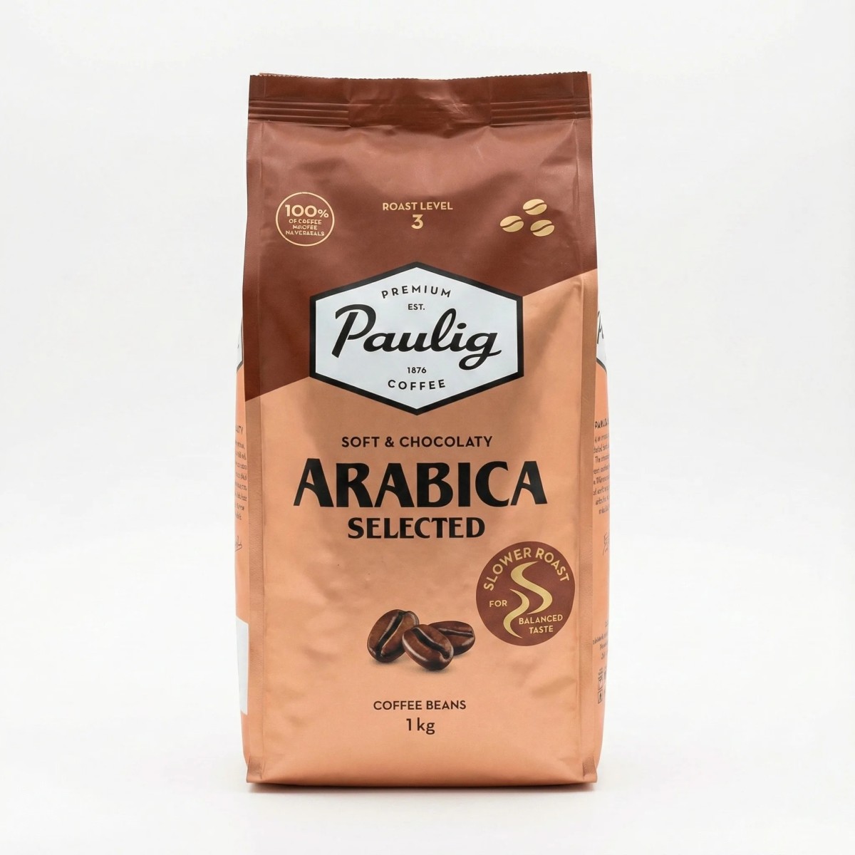 Кава Paulig Arabica Selected в зернах 1 кг — преміальна арабіка для справжніх цінителів (арт. 760)