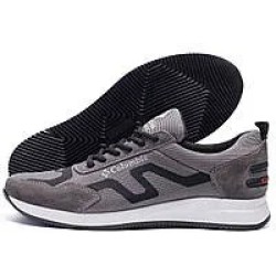 Чоловічі кросівки-мокасини Dago Style сірі сітка — легкі літні