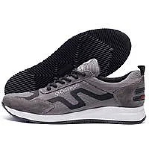 Чоловічі кросівки-мокасини Dago Style сірі сітка — легкі літні