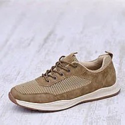 Чоловічі літні кросівки-сліпони Dago Style сітка бежеві — комфорт без компромісів