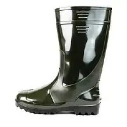 Чоловічі високі гумові чоботи ПВХ DAGO темно-зелені — захист і комфорт у будь-яку погоду