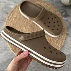 Чоловічі сабо Dago Style хакі — легкі крокси з ЕВА для дому та вулиці