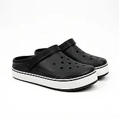 Чоловічі крокси DAGO чорні та темно-сині на білій підошві (41-46)