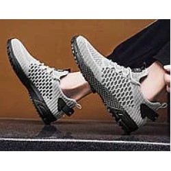 Чоловічі літні мокасини SV сірі — дихаюча сітка для комфорту в спеку