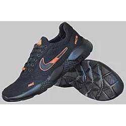 Чоловічі кросівки Athletic чорні сітка 41-45 — легкість і комфорт щодня