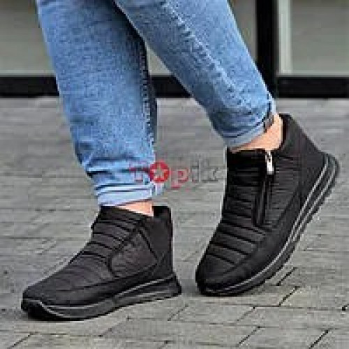 Чоловічі зимові дутики Progress чорні на блискавці 41-45 — тепло до -30°C