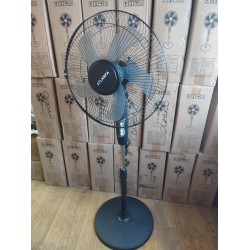 Вентилятор підлоговий поворотний дуйка для квартири на підлогу електрична ATLANFA AT-50 Black 40W 3 швидкості