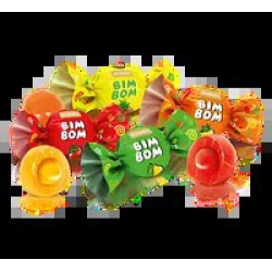 Цукерки карамель із фруктовою начинкою roshen Bim bom 1кг