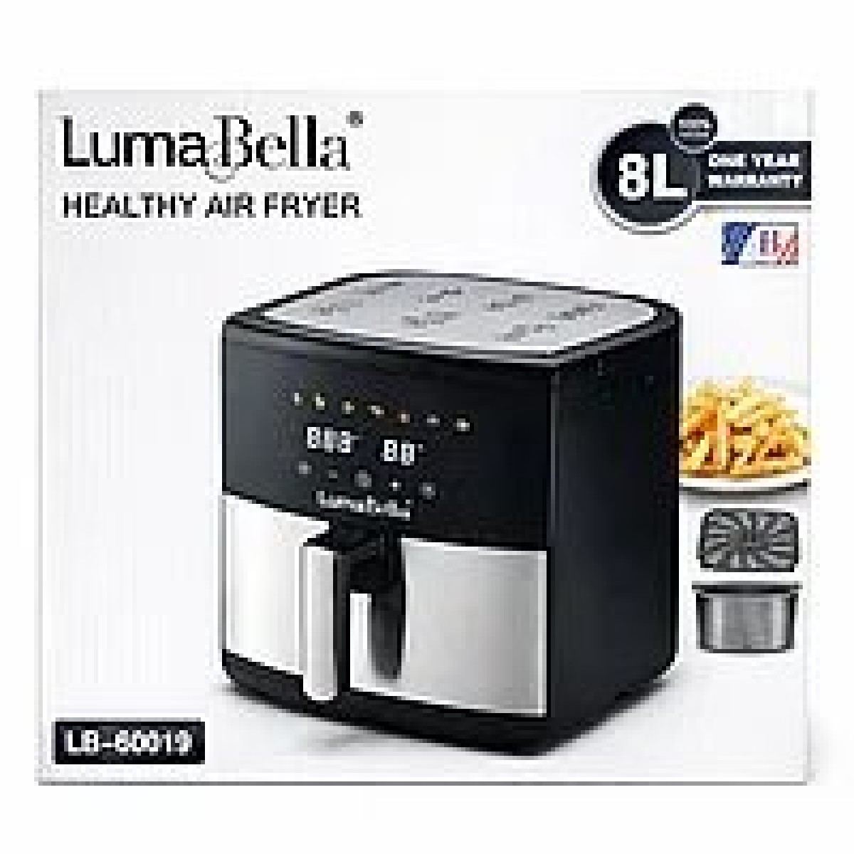 Аерогриль LumaBella LB-60019, 8 л (арт. 9102)