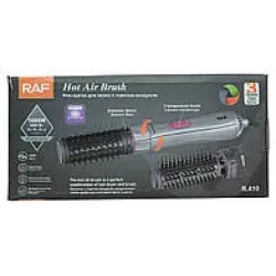 Фен-щітка з обертанням RAF R.410 1000 Вт керамічний стайлер для сушіння та укладання волоссяс