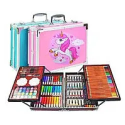 Набір для творчості в алюмінієвій валізі “Єдиноріг” 145 предметів