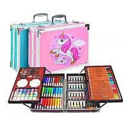 Набір для творчості в алюмінієвій валізі “Єдиноріг” 145 предметів