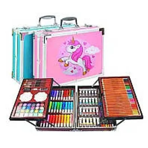 Набір для творчості в алюмінієвій валізі “Єдиноріг” 145 предметів