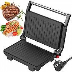 Гриль DOMOTEC MS-7708 (1000Вт, контактний, 23х14 см)