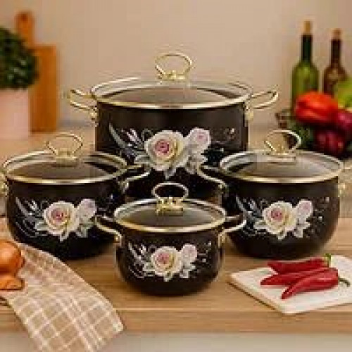 Набір емальованих каструль Edenberg EB-12623