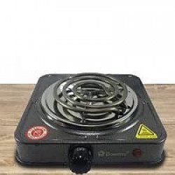 Плита електрична Domotec MS-5801 1кф., 1000Вт. (Сірий)