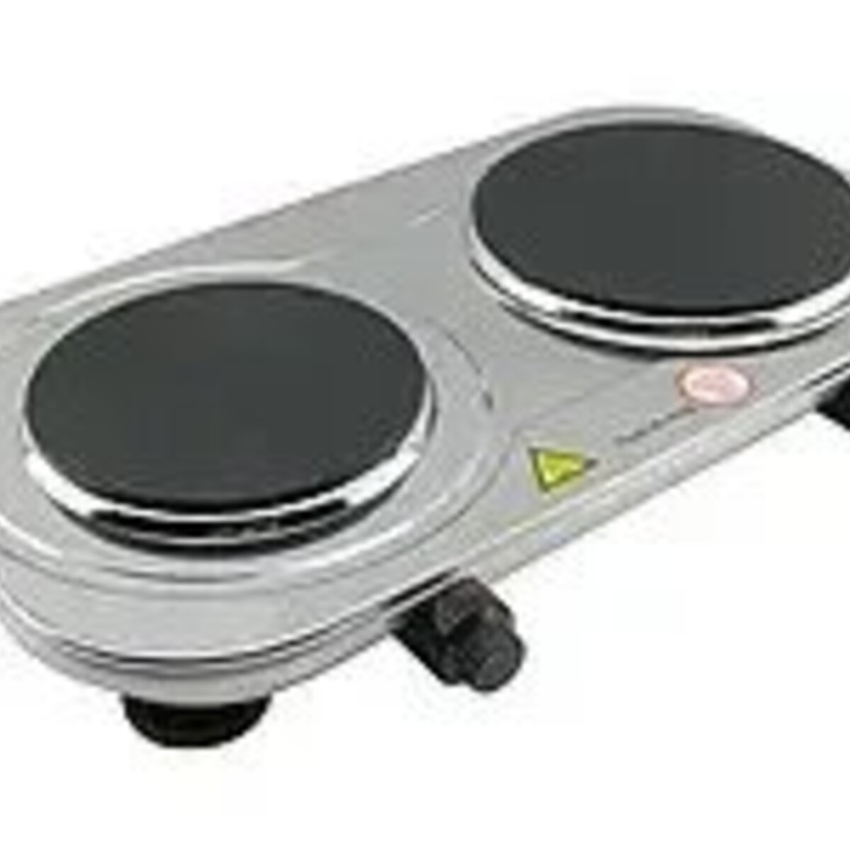 Плита електрична двоконфоркова дискова із нержавіючої сталі Rainberg RB-007 (арт. 9454)
