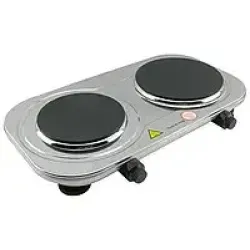 Плита електрична двоконфоркова дискова із нержавіючої сталі Rainberg RB-007