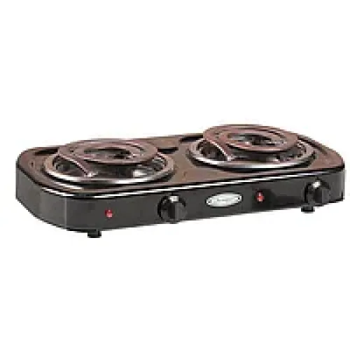 Електроплитка двоконфорочна Леміра ЕЛТ 2-2.0 кВт/220В *Два широкі ТЕНи