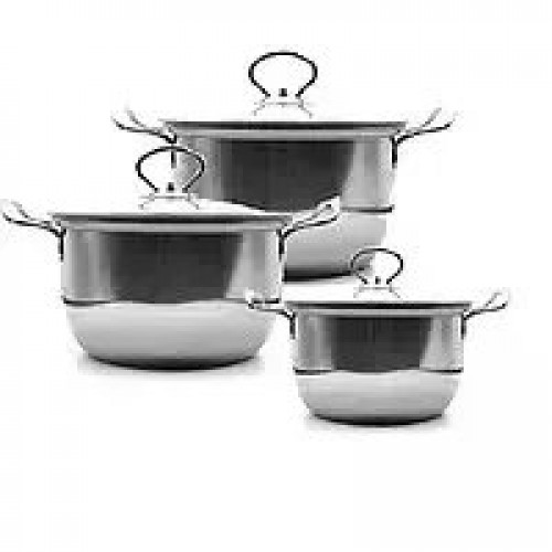 Набір каструль UNIQUE UN-5074 6пр (18,20,22 см) (арт. 9567)