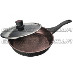 EB-14138 Глибока Сковорода З Кришкою 28×6 см. Литою Алюміній