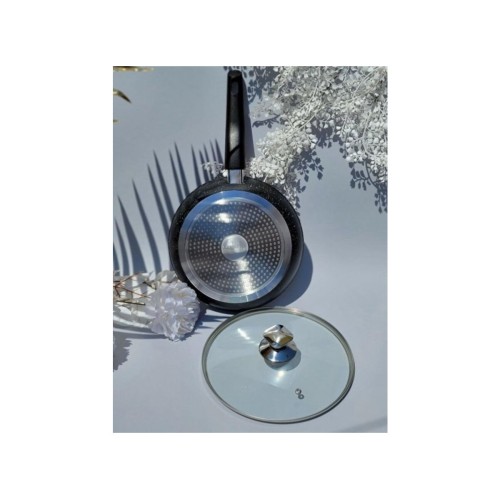 EB-13004 Сковорода 26 см. З кришкою – Знімні ручки