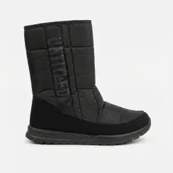 Чоловічі зимові чоботи дутики чорні на блискавці Untitled. Теплі непромокаючі напівчоботи. Розміри 41-45