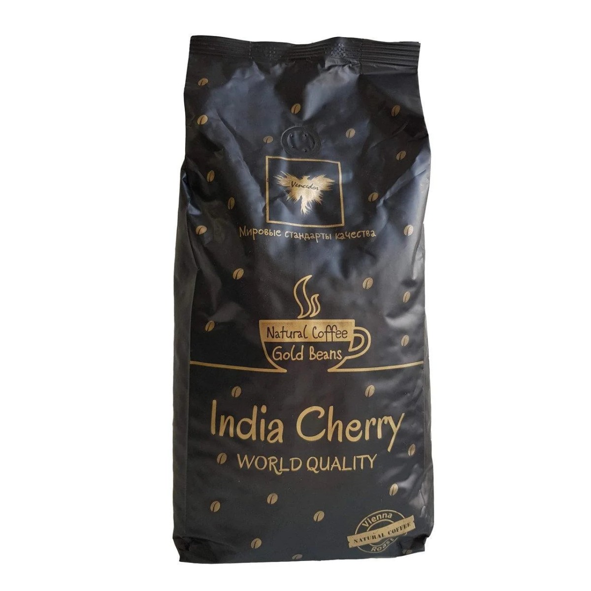 Кава в зернах Vencedor India Cherry 1кг (арт. 4276)